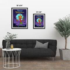 Ezposterprints - The Pumpkin Gone Crazy 2 Halloween Poster ambiance display photo sample