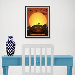 Ezposterprints - The Pumpkin 2 Halloween Poster - 12x16 ambiance display photo sample