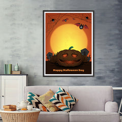 Ezposterprints - The Pumpkin 2 Halloween Poster - 36x48 ambiance display photo sample