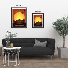 Ezposterprints - The Pumpkin 2 Halloween Poster ambiance display photo sample