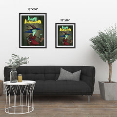 Ezposterprints - Scary Old Witch Halloween Poster ambiance display photo sample