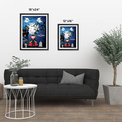 Ezposterprints - Young Dracula Halloween Poster ambiance display photo sample