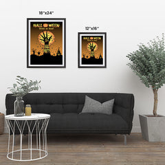 Ezposterprints - Unleash The Demon Party Halloween Poster ambiance display photo sample