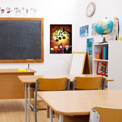 Ezposterprints - Kids with Costumes Halloween Poster - 18x24 ambiance display photo sample