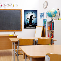 Ezposterprints - The Psycho Tree Halloween Poster - 24x32 ambiance display photo sample