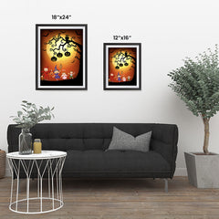 Ezposterprints - Kids with Costumes 2 Halloween Poster ambiance display photo sample