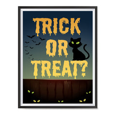 Ezposterprints - Trick or Treat? Halloween Poster ambiance display photo sample