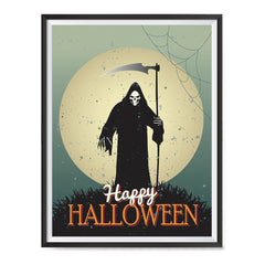 Ezposterprints - The Grunge Gothic Reaper Halloween Poster ambiance display photo sample