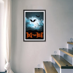 Ezposterprints - Moonligth - Orange Halloween Poster - 16x24 ambiance display photo sample