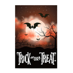 Ezposterprints - Moonligth - Red Halloween Poster ambiance display photo sample