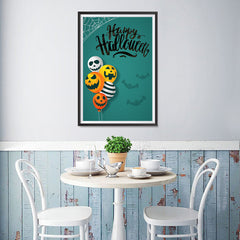 Ezposterprints - Balloons Halloween Poster - 12x18 ambiance display photo sample