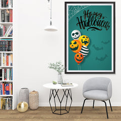Ezposterprints - Balloons Halloween Poster - 32x48 ambiance display photo sample