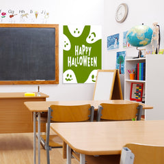 Ezposterprints - Ghosts - Green Halloween Poster - 24x36 ambiance display photo sample