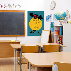 Ezposterprints - Trick Or Treat - Bats Halloween Poster - 24x36 ambiance display photo sample