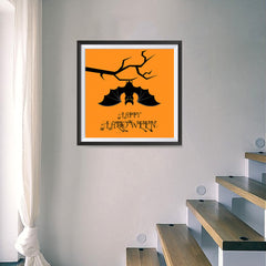 Ezposterprints - Big Bat Halloween Poster - 16x16 ambiance display photo sample