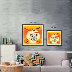 Ezposterprints - Big Moon Halloween Poster ambiance display photo sample