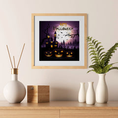 Ezposterprints - Dark Night Halloween Poster - 12x12 ambiance display photo sample