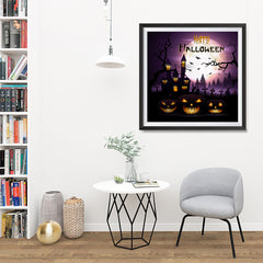 Ezposterprints - Dark Night Halloween Poster - 32x32 ambiance display photo sample