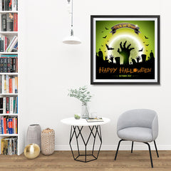 Ezposterprints - Walking Dead 2 Halloween Poster - 32x32 ambiance display photo sample