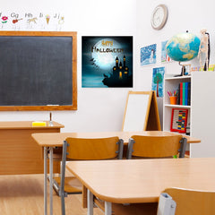 Ezposterprints - Wolf and Bats Halloween Poster - 24x24 ambiance display photo sample