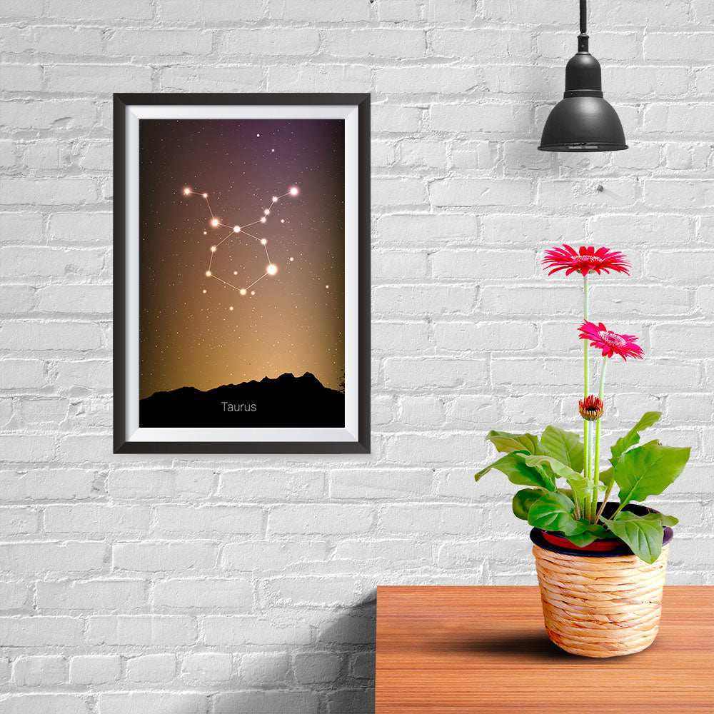 Ezposterprints - Horoscope Posters: Taurus - 08x12 ambiance display photo sample