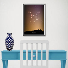 Ezposterprints - Horoscope Posters: Taurus - 12x18 ambiance display photo sample