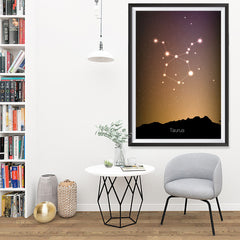 Ezposterprints - Horoscope Posters: Taurus - 32x48 ambiance display photo sample