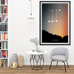 Ezposterprints - Horoscope Posters: Gemini - 32x48 ambiance display photo sample