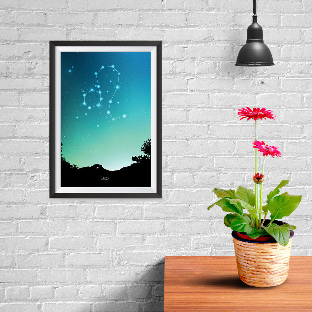 Ezposterprints - Horoscope Posters: Leo - 08x12 ambiance display photo sample