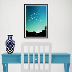 Ezposterprints - Horoscope Posters: Leo - 12x18 ambiance display photo sample
