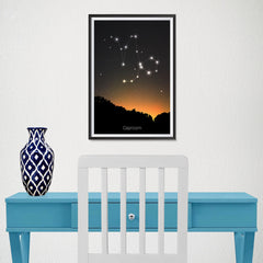Ezposterprints - Horoscope Posters: Capricorn - 12x18 ambiance display photo sample
