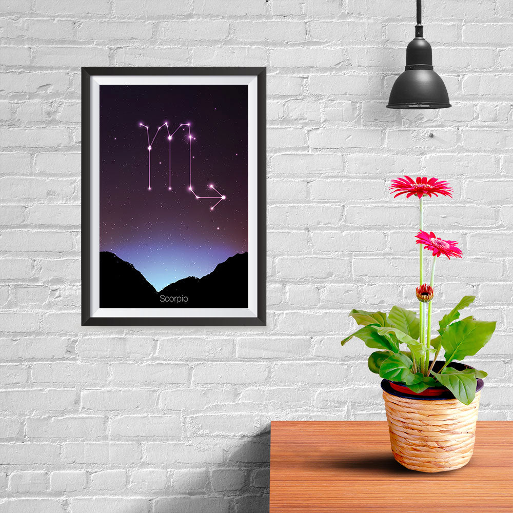 Ezposterprints - Horoscope Posters: Scorpio - 08x12 ambiance display photo sample
