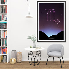 Ezposterprints - Horoscope Posters: Scorpio - 32x48 ambiance display photo sample