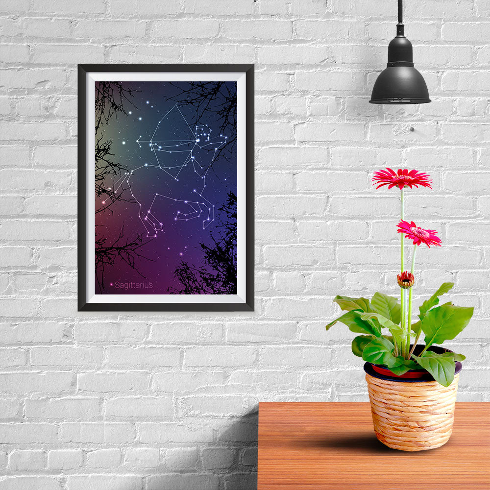 Ezposterprints - Horoscope Posters: Sagittarius - 08x12 ambiance display photo sample