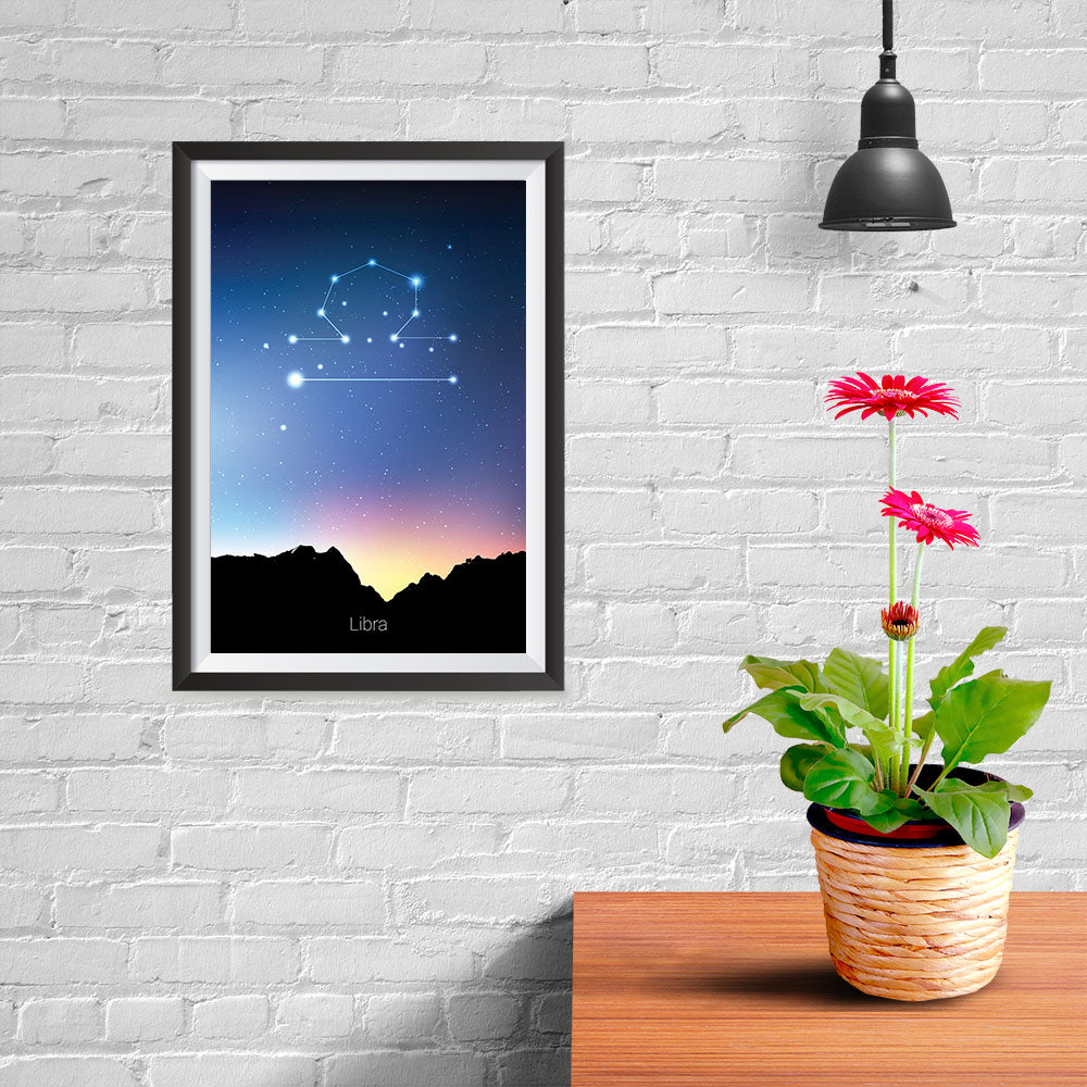 Ezposterprints - Horoscope Posters: Libra - 08x12 ambiance display photo sample