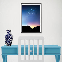 Ezposterprints - Horoscope Posters: Libra - 12x18 ambiance display photo sample