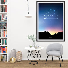 Ezposterprints - Horoscope Posters: Libra - 32x48 ambiance display photo sample