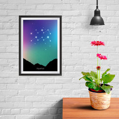 Ezposterprints - Horoscope Posters: Aquarius - 08x12 ambiance display photo sample