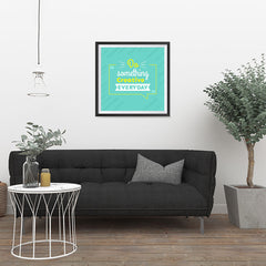 Ezposterprints - Do Something Creative Everyday - 24x24 ambiance display photo sample