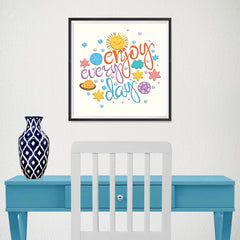 Ezposterprints - Enjoy Everyday - 16x16 ambiance display photo sample