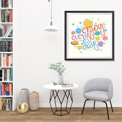 Ezposterprints - Enjoy Everyday - 32x32 ambiance display photo sample