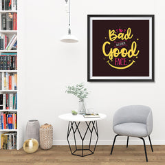 Ezposterprints - To Bad Weather Good Face - 32x32 ambiance display photo sample