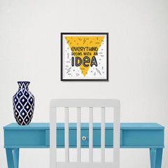 Ezposterprints - Everything Begins With an Idea - 10x10 ambiance display photo sample