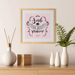Ezposterprints - Smile is The Best Makeup - 12x12 ambiance display photo sample
