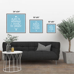 Ezposterprints - There's Always A Reason To Smile ambiance display photo sample