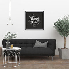 Ezposterprints - Simple is Good - 24x24 ambiance display photo sample