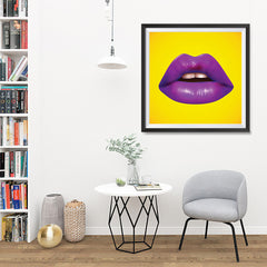 Ezposterprints - The Magenta - Pop Art Lip - 32x32 ambiance display photo sample