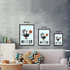Ezposterprints - Cool Monster | The Cute Little Monsters Posters ambiance display photo sample