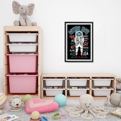Ezposterprints - The Monster in Space, We Want To Believe | The Cute Little Monsters Posters - 16x24 ambiance display photo sample