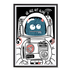 Ezposterprints - We Are Not Alone | The Cute Little Monsters Posters ambiance display photo sample